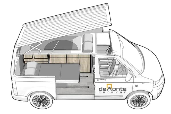 Demonte Karavan 2024 Yılında Ford Transit Custom ile 4×4 Seçeneği